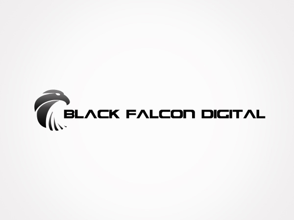 Logo Design by seamlessly_weird for Black Falcon Digital | Design #1603083