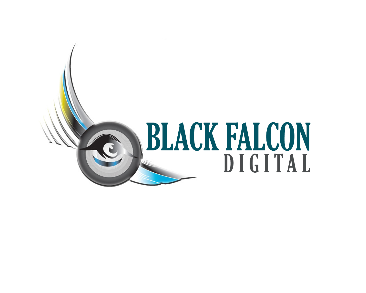 Diseño de Logo por Bloom ART Networks para Black Falcon Digital | Diseño #1607552