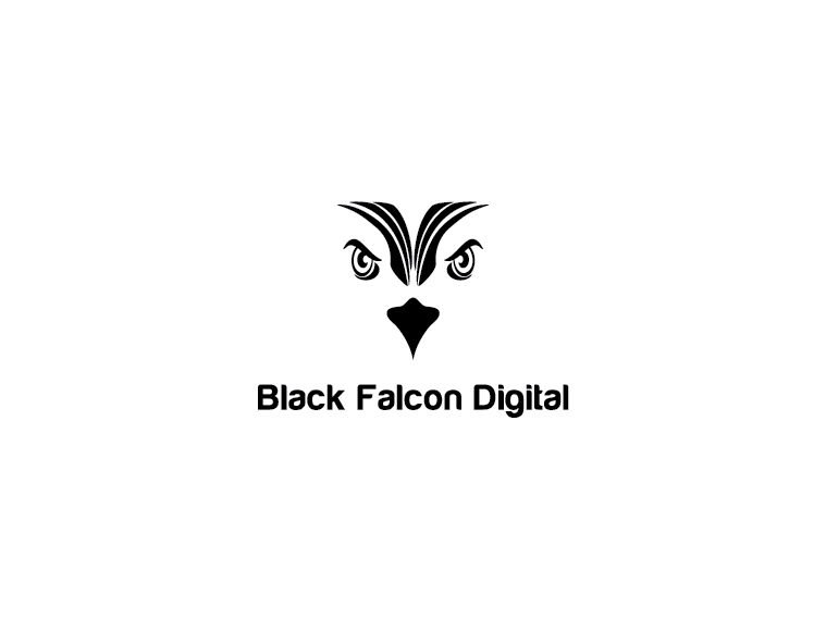Logo Design by Preethu for Black Falcon Digital | Design #1637707