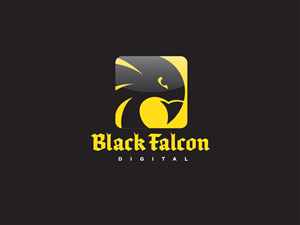 Logo Design by RAW for Black Falcon Digital | Design: #1621283