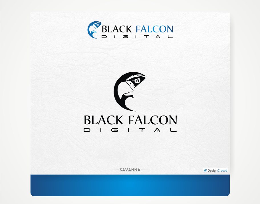 Logo Design by Savana for Black Falcon Digital | Design #1595435