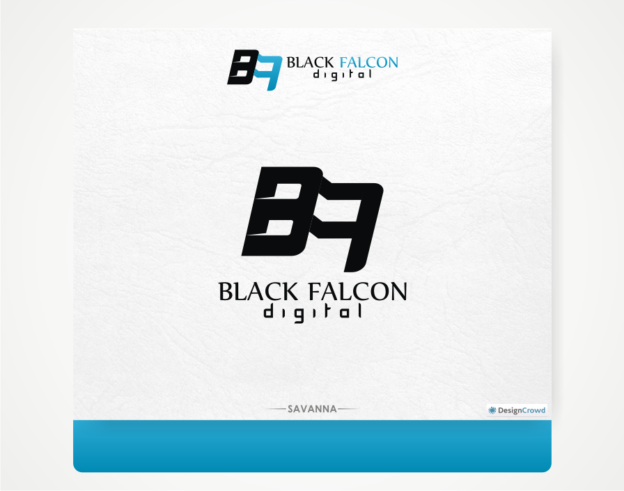 Logo Design by Savana for Black Falcon Digital | Design #1595442