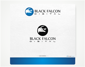 Logo Design by Savana for Black Falcon Digital | Design: #1595456