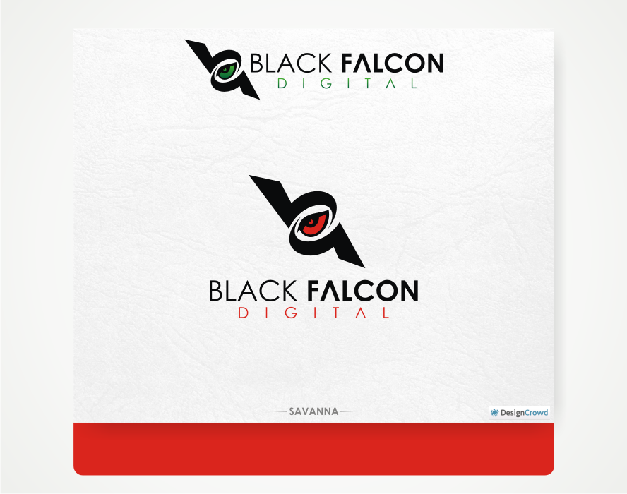 Logo Design by Savana for Black Falcon Digital | Design #1605849