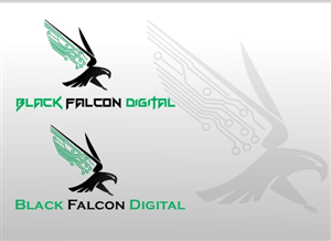 Logo Design by Ry for Black Falcon Digital | Design: #1650141