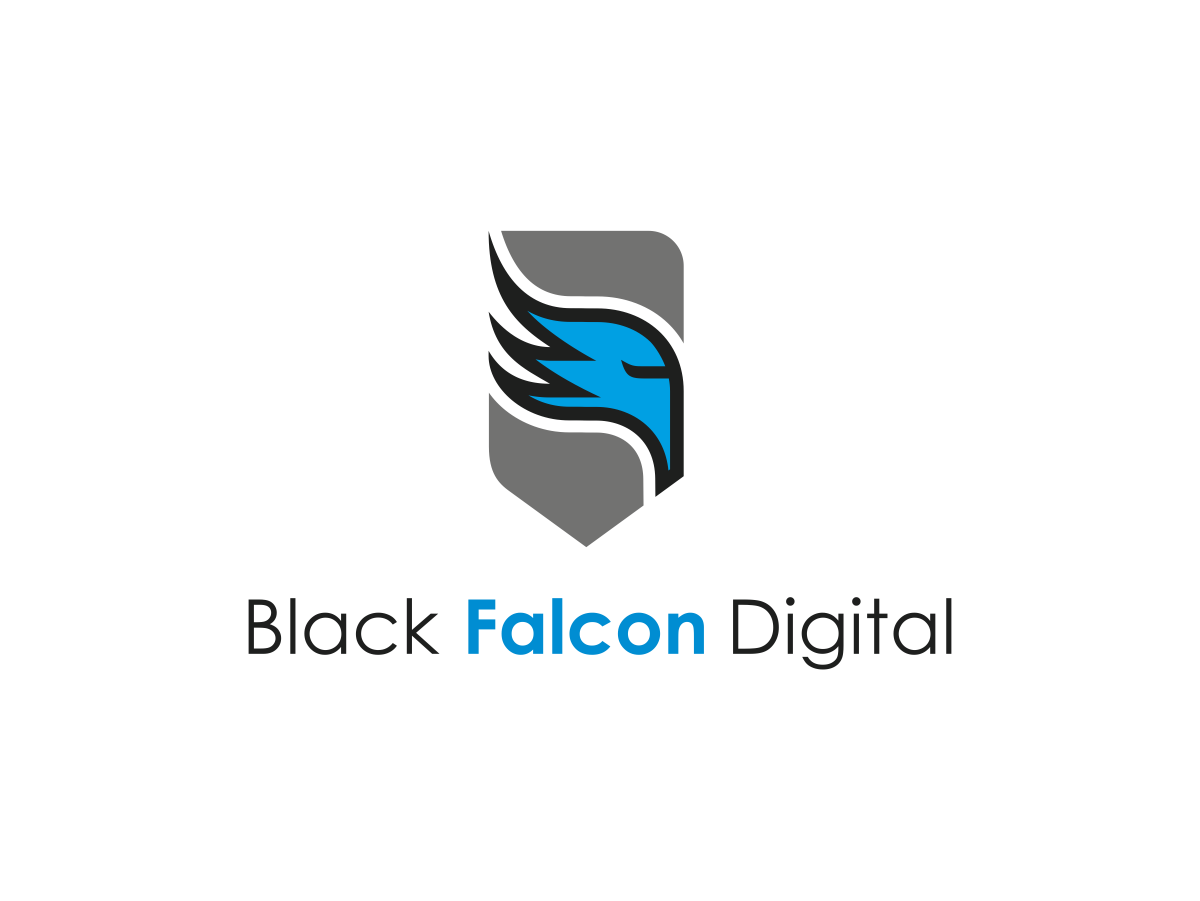 Logo Design by Frigo for Black Falcon Digital | Design #1600011