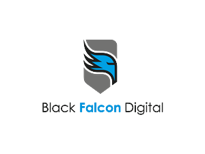 Logo Design by Frigo for Black Falcon Digital | Design #1600011