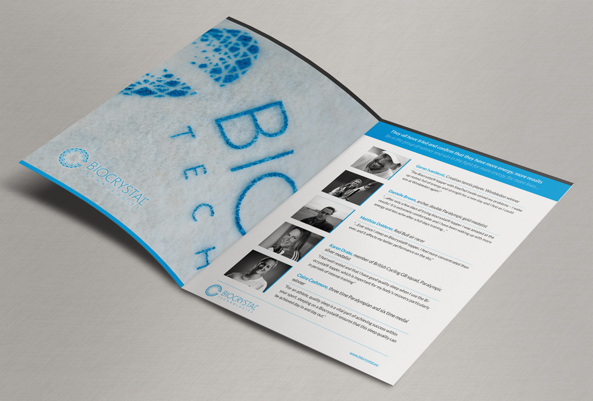 Broschüren-Design von Oilegak für Biocrystal technologies  | Design #5931065