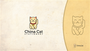 Diseño de Logo por J. Ivan para China Cat Stationery | Diseño: #5953601
