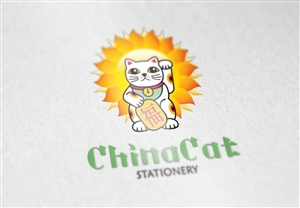 Diseño de Logo por MessyDesk para China Cat Stationery | Diseño: #5958132