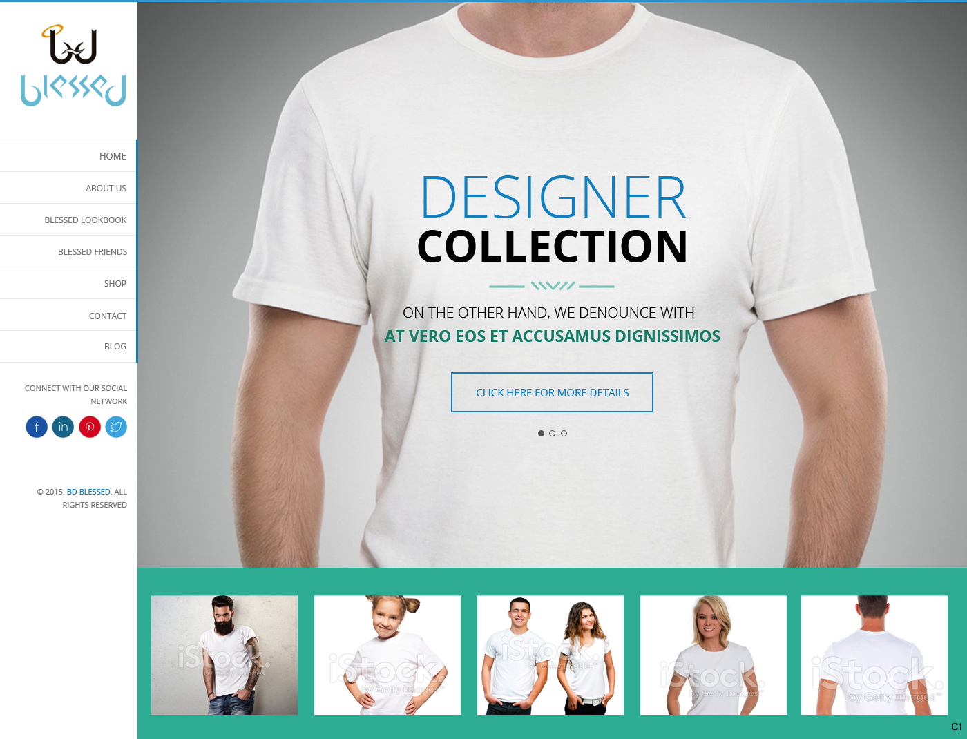 Web Design par pb pour Blessed co. | Design #5900310