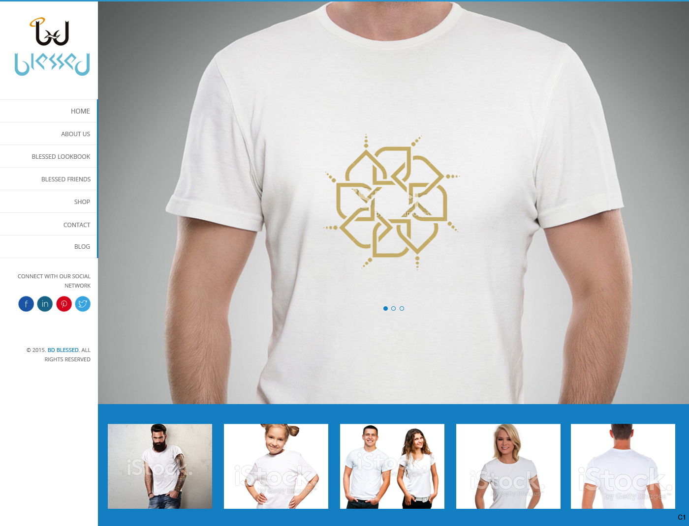 Web Design by pb for Blessed co. | Design #5900311