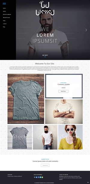 Web Design by pb for Blessed co. | Design: #5900321