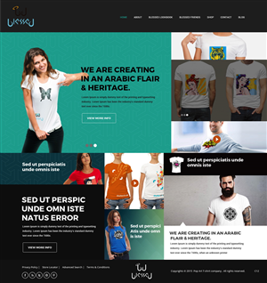 Web Design by pb for Blessed co. | Design: #5900332