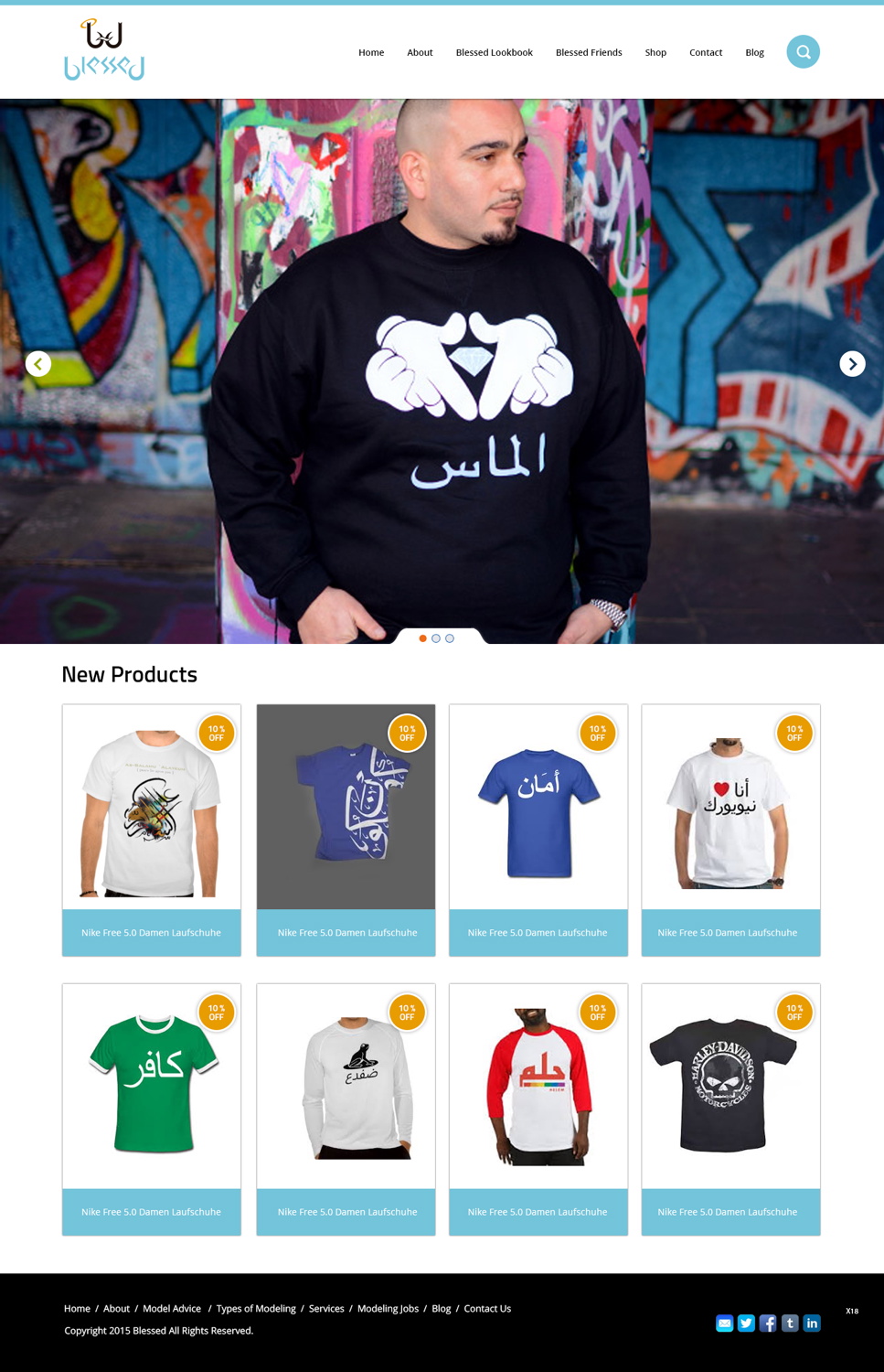 Web Design by pb for Blessed co. | Design #5900349