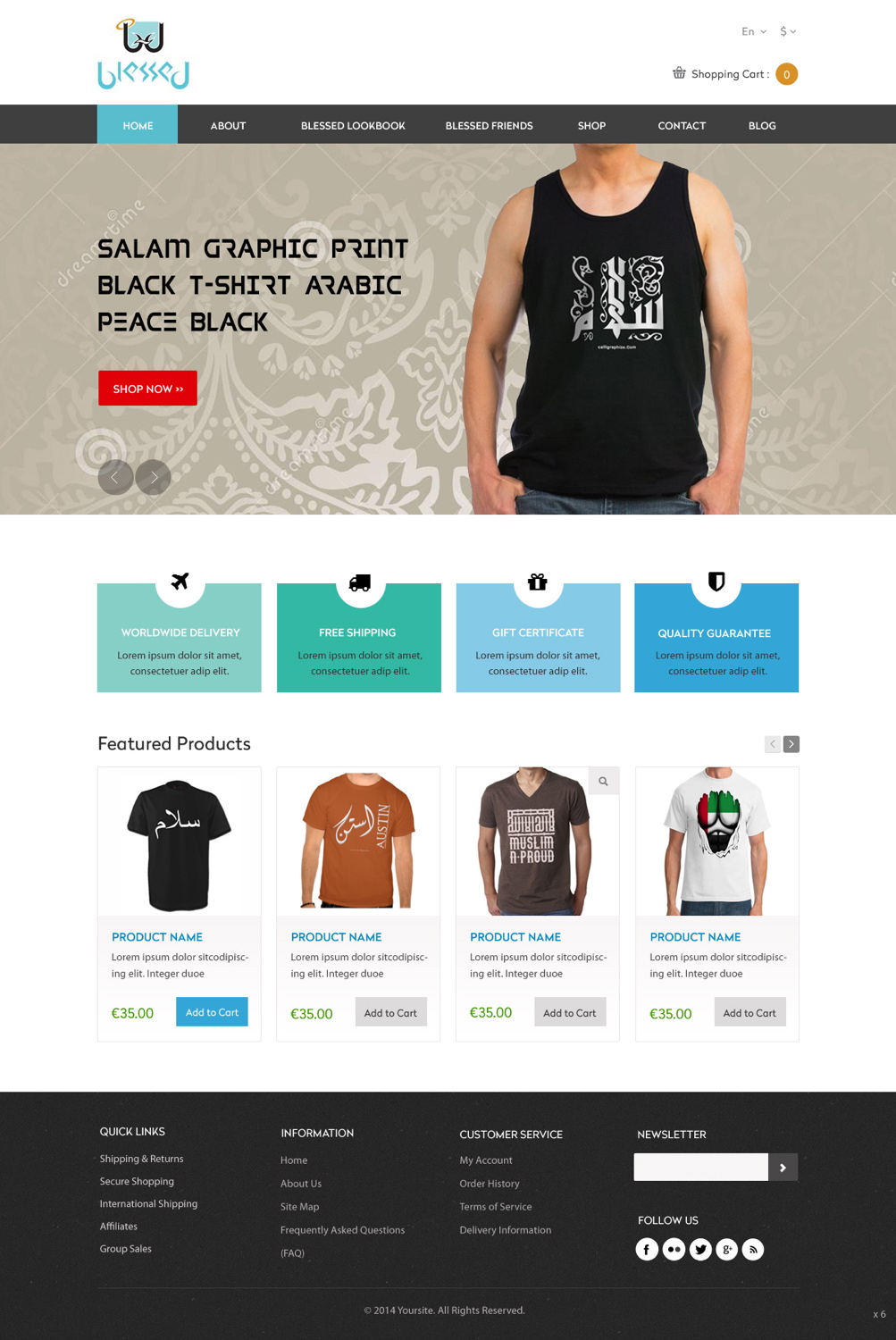 Web Design by pb for Blessed co. | Design #5900370