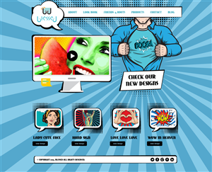 Web Design by jeckx2 for Blessed co. | Design #5945893