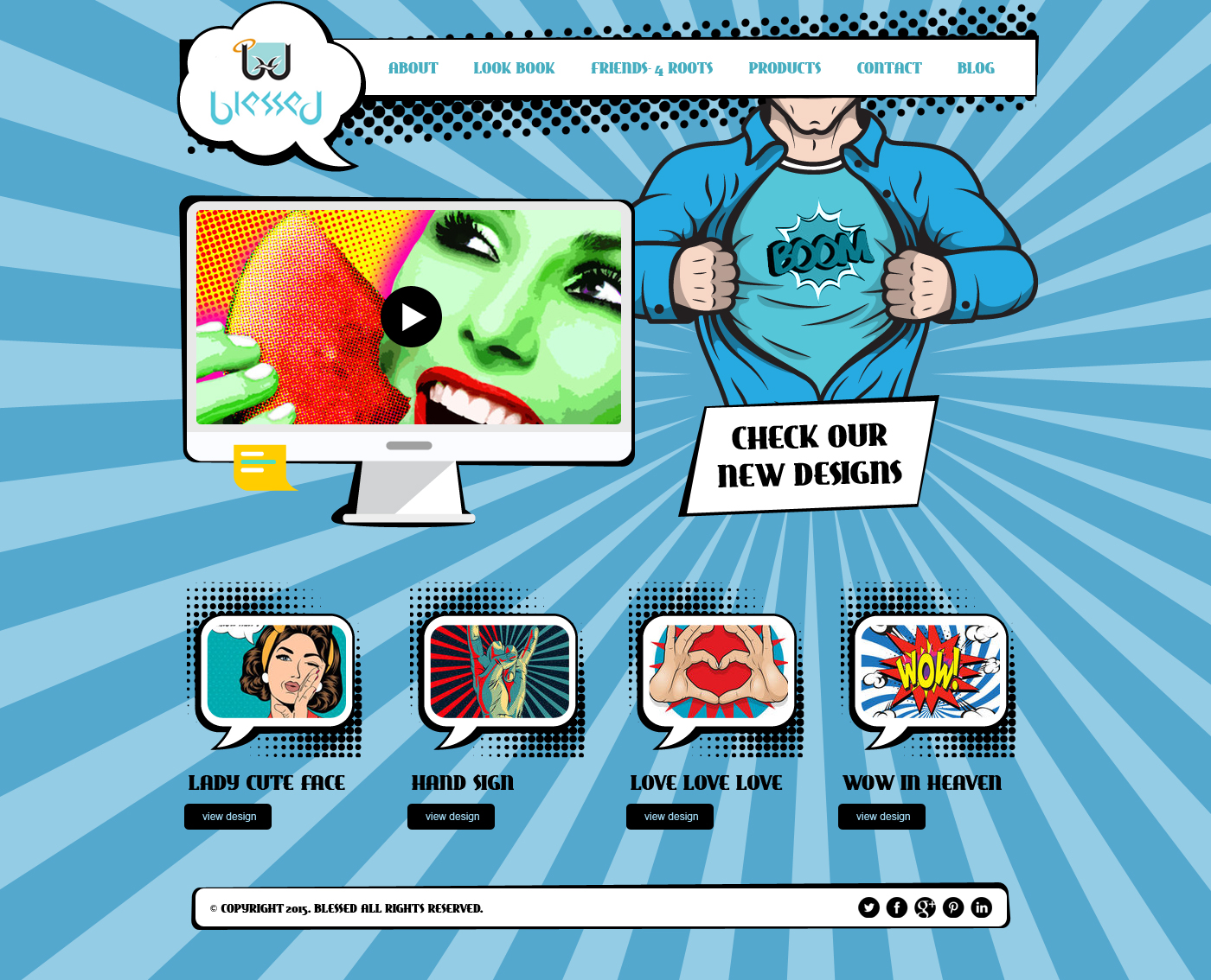 Web Design par jeckx2 pour Blessed co. | Design #5945999