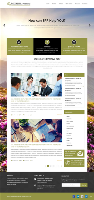 Wordpress Design by pb for this project | Design: #5925928