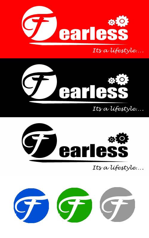 Logo Design by Rafi Hanif for fearless motorsports | Design #5957384