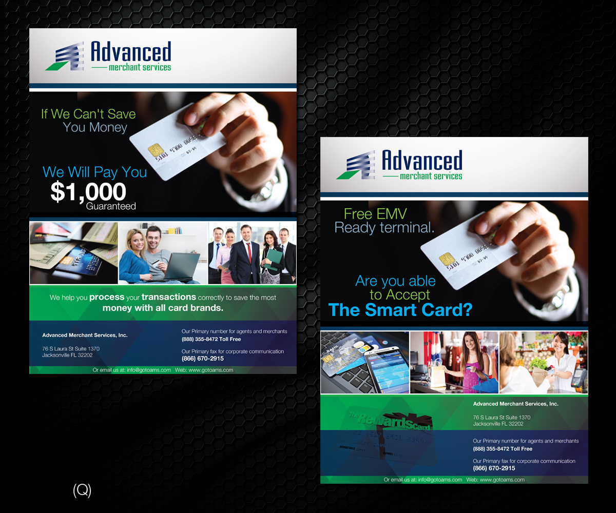elegant playful marketing flyer design for advanced merchant marketing flyers for merchant services