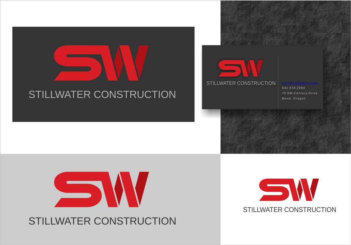Logo Design by cornel888 for Stillwater Construction | Design #5902212
