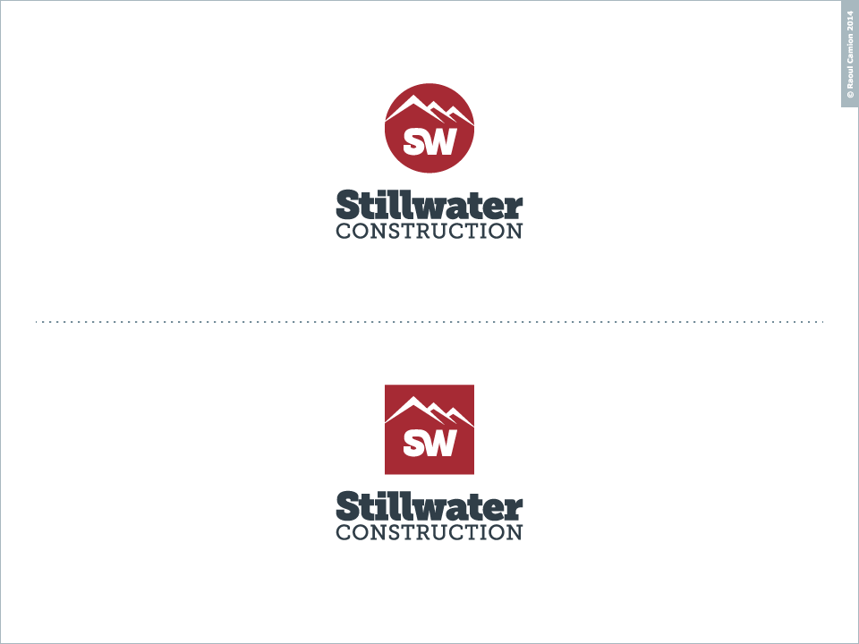Logo-Design von Raoul Camion für Stillwater Construction | Design #5973322