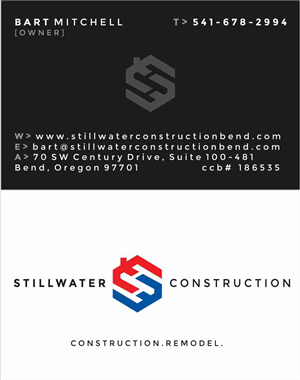 Logo-Design von Cre8tivo für Stillwater Construction | Design #5923980