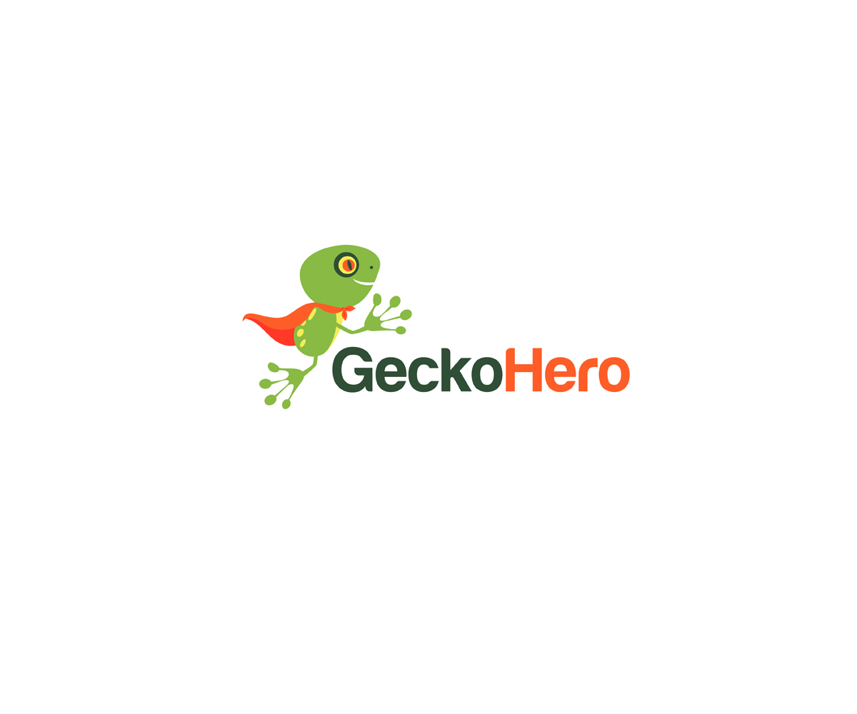Logo-Design von RoundYellow für Gecko Hero LLC | Design #5880829