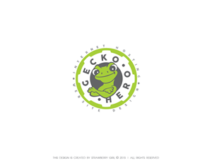Logo Design by Strawberry Girl for Gecko Hero LLC | Design: #5890988