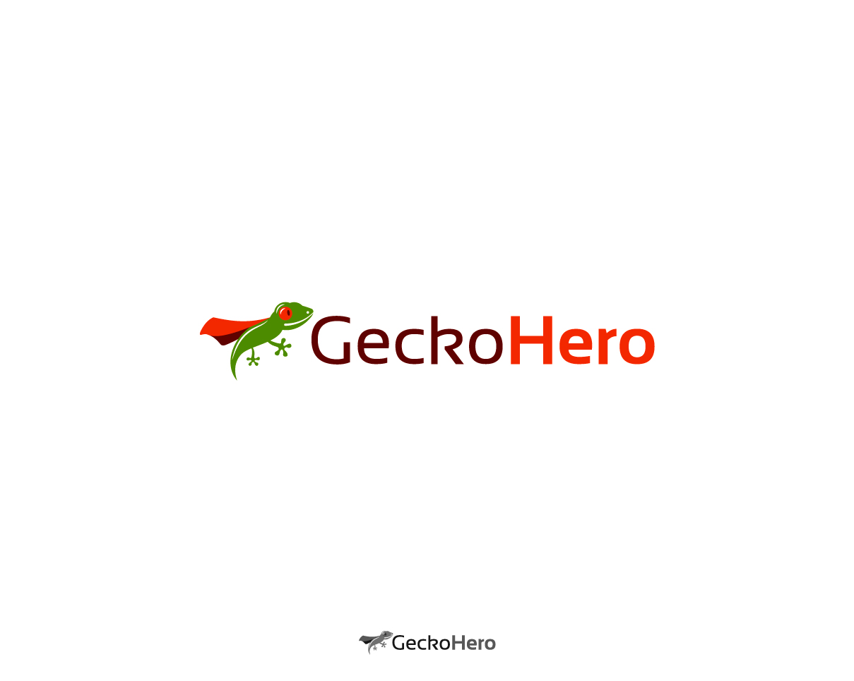 Logo Design by MrBranding for Gecko Hero LLC | Design #5881392
