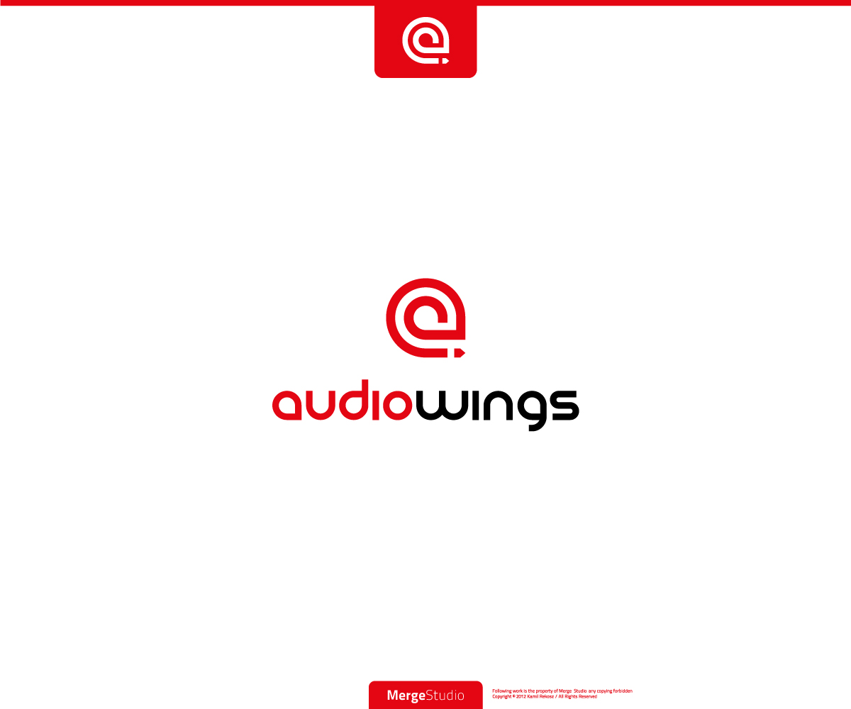 Logo Design by MergeStudio for Audiowings Ltd | Design #1600981