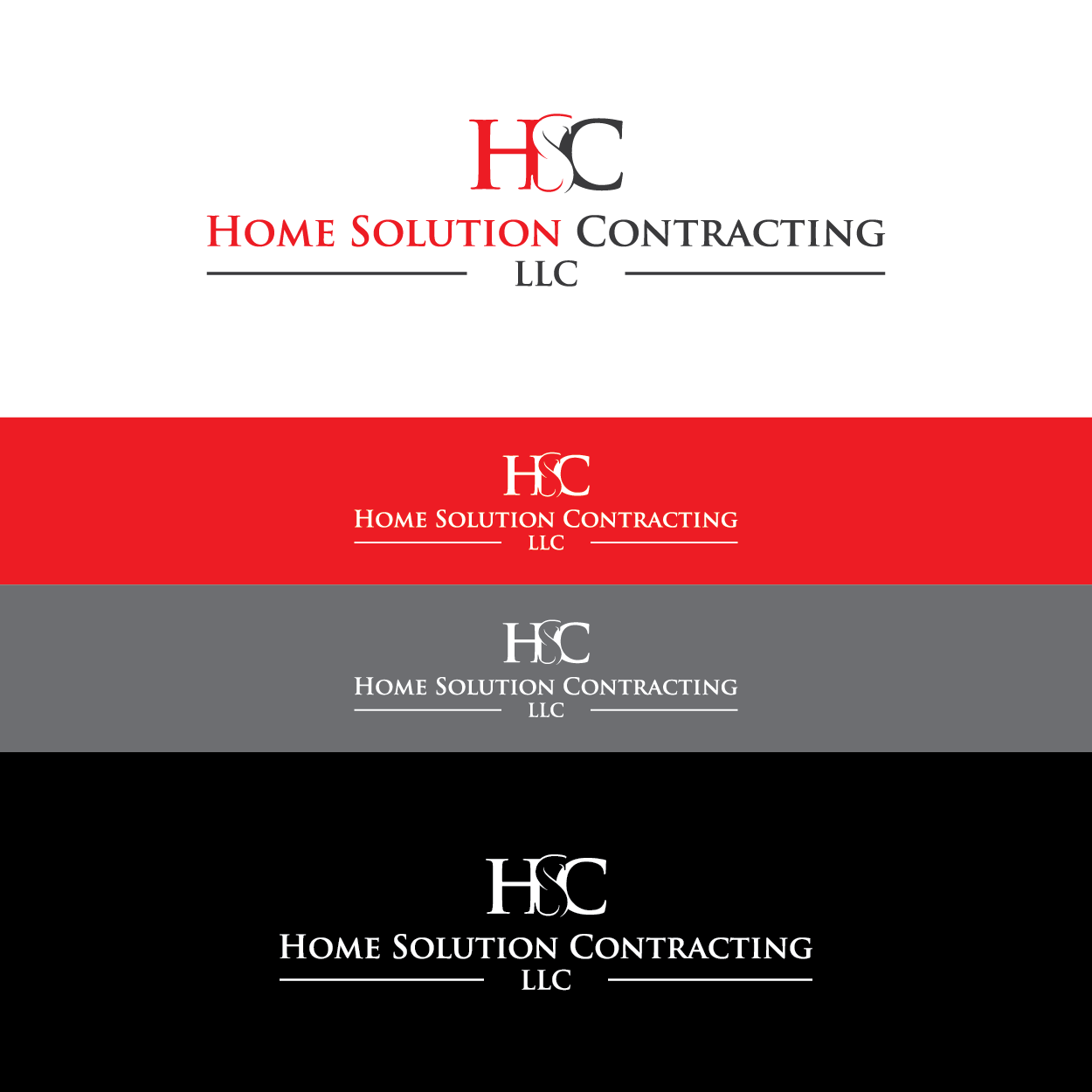 Logo Design by Markelof for Home Solution Contracting | Design #6068025