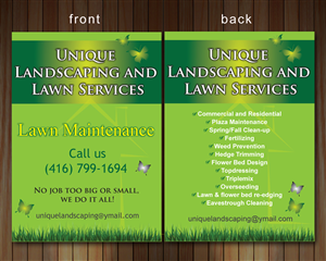 Flyer Design by Sbss for Unique Landscaping and Lawn Services | Design: #1598652