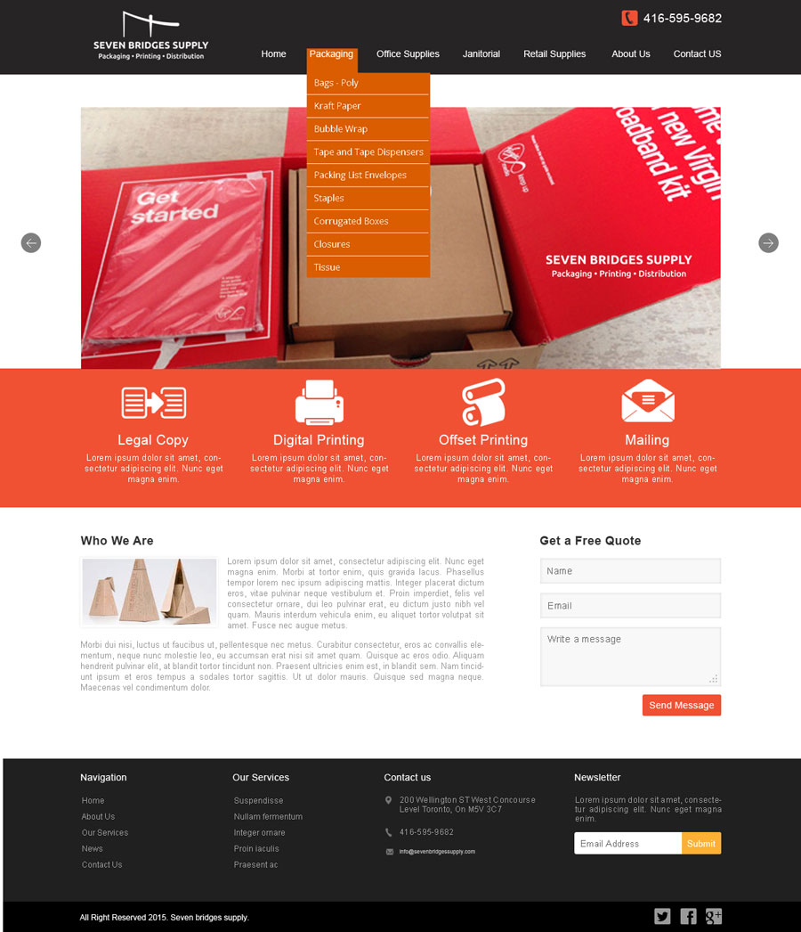 Web Design par saroshdurrani pour ce projet | Design #5896057