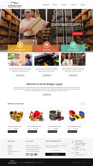Web Design by pb for this project | Design #5902128