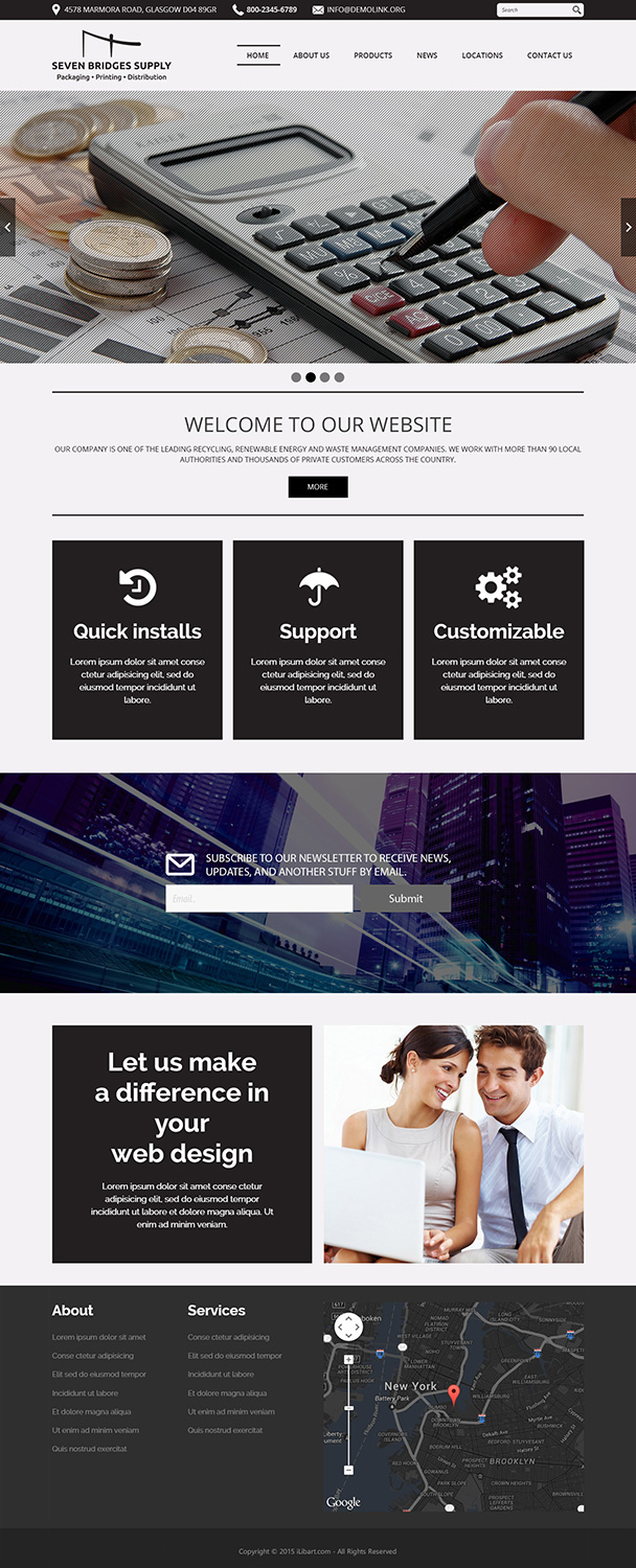 Web Design par iLibart pour ce projet | Design #5891607