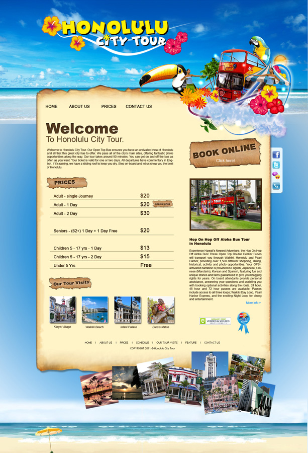 Web Design by AriefK for iBooking.com | Design #317835