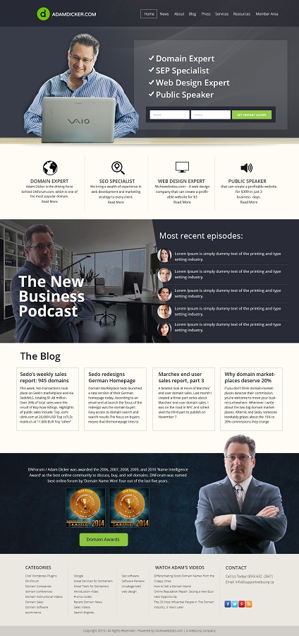 Web Design by Kuldeepak for Webcorp - DNF | Design #5923348