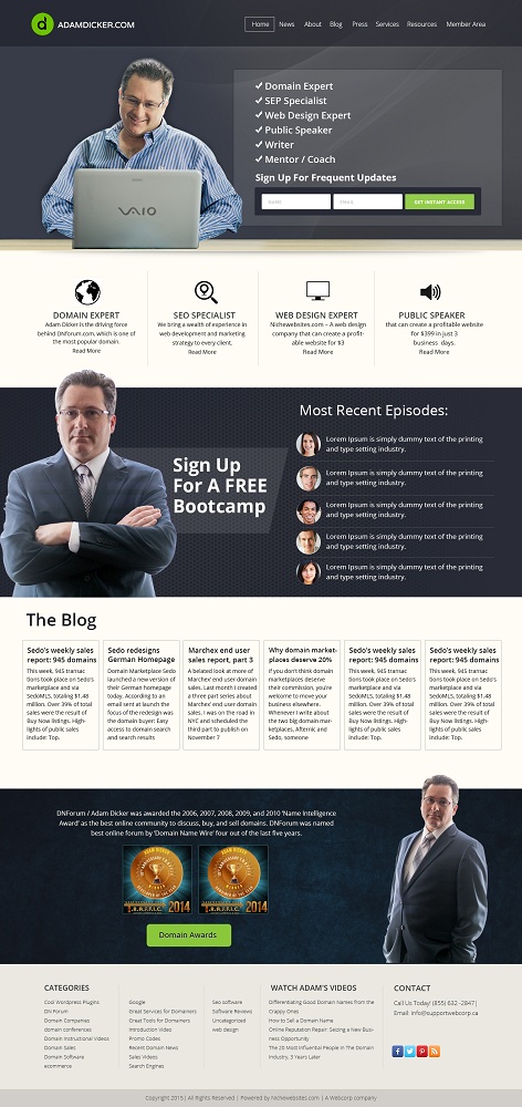 Web Design by Kuldeepak for Webcorp - DNF | Design #5936285