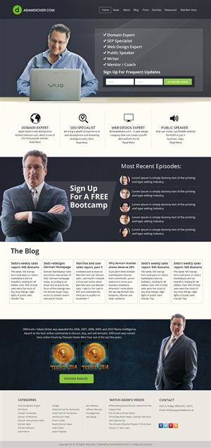 Web Design by Kuldeepak for Webcorp - DNF | Design: #5936285