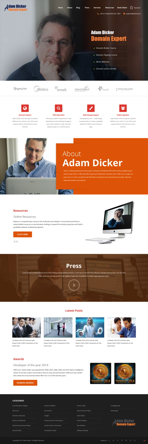 Web Design by pb for Webcorp - DNF | Design #5925834