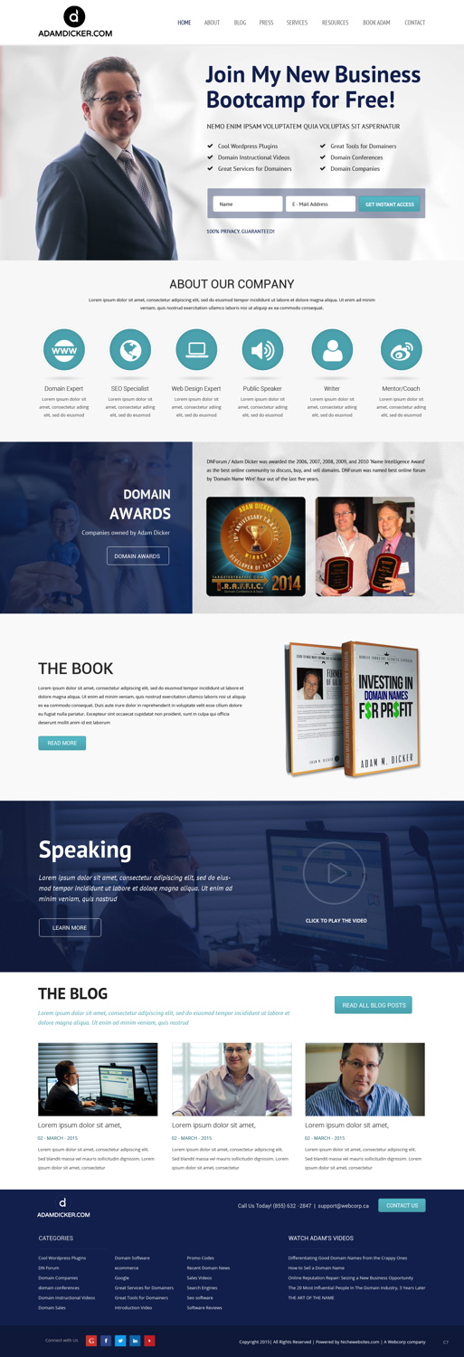 Web Design by pb for Webcorp - DNF | Design: #5944759