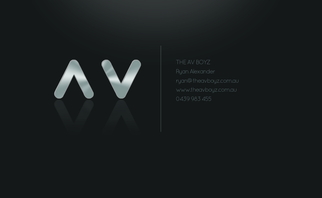 Business Card Design by Liam Annis for The AV Boyz | Design #1595307