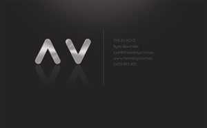 Visitenkarten-Design von Liam Annis für The AV Boyz | Design #1595307