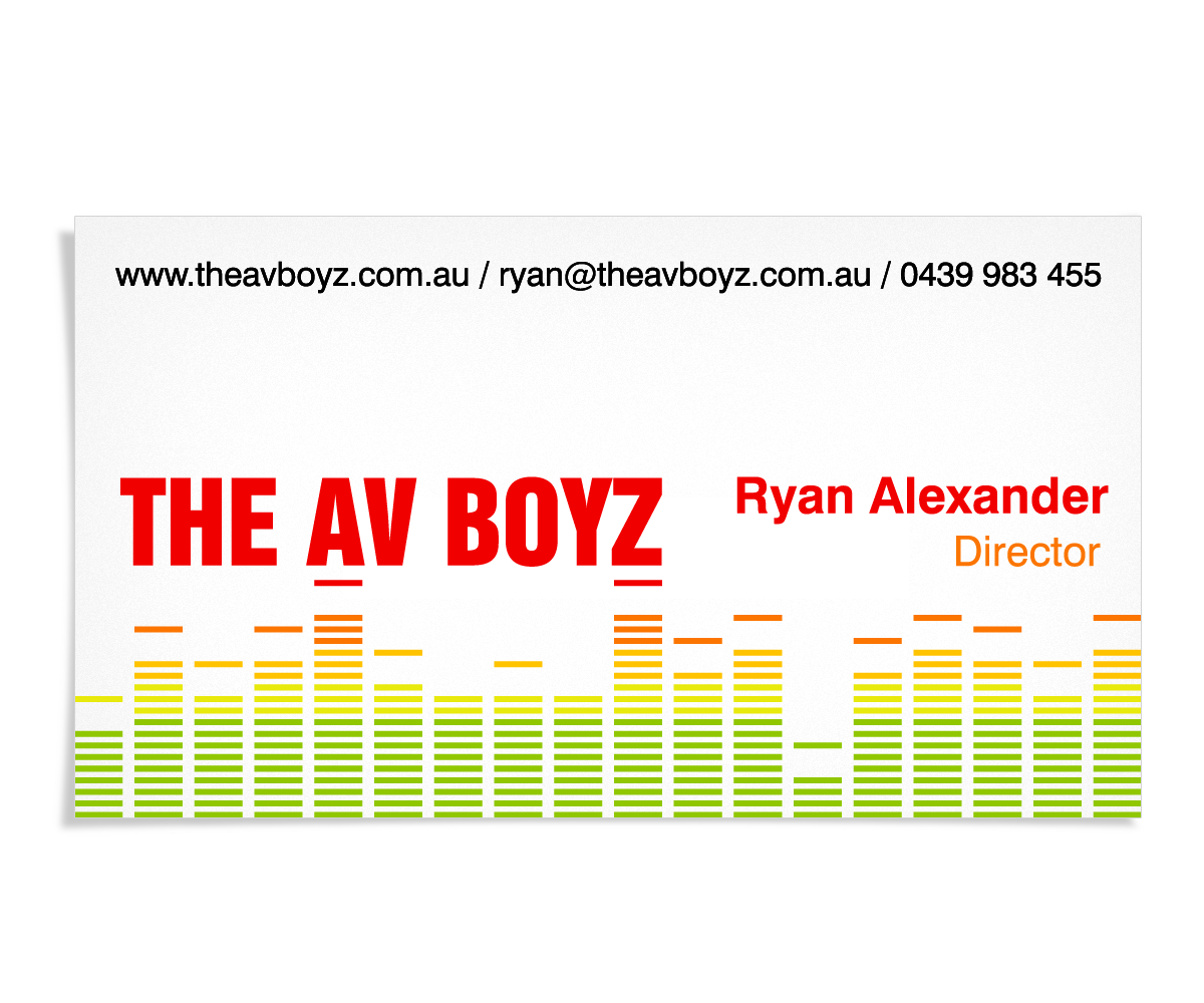 Visitenkarten-Design von granditercogitatum für The AV Boyz | Design #1599604