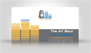 Visitenkarten-Design von I P Designs für The AV Boyz | Design #1597011