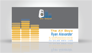 Business Card Design by I P Designs for The AV Boyz | Design: #1597035