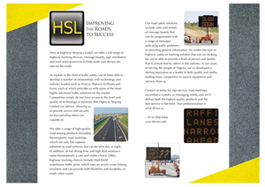 Highway Striping Limited: Brochure Design | Broschüren-Design von ganz abecia