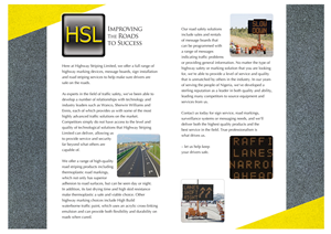 Highway Striping Limited: Brochure Design | Brochure Design by ganz abecia